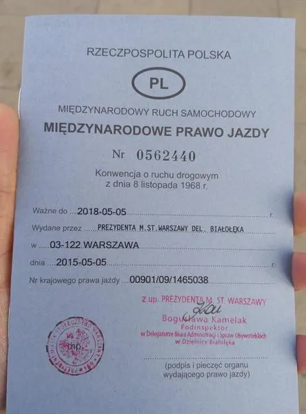 Dokumenty do prawa jazdy