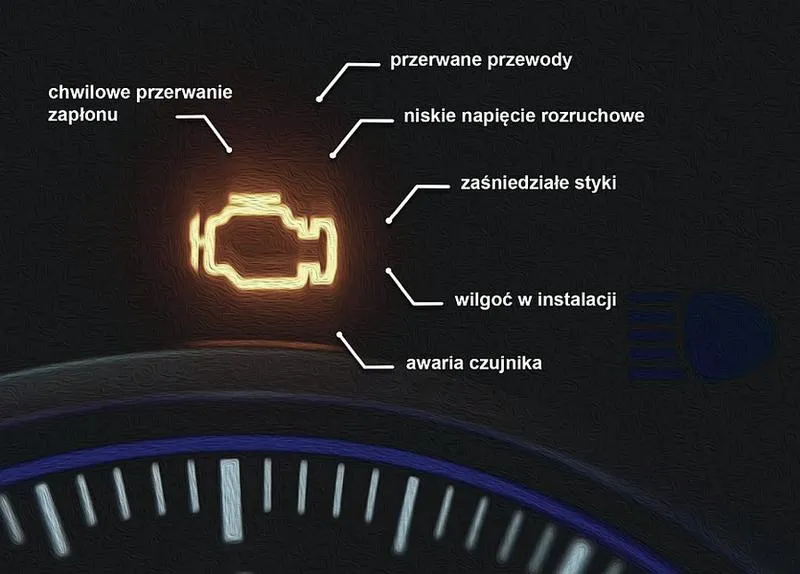 Przyczyny zapalenia kontrolki